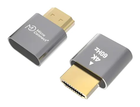 MicroConnect Universal Virtual Emulator 4K šedá / Emulátor virtuálního displeje / HDMI Typ A / 3840×2160 / 60 Hz