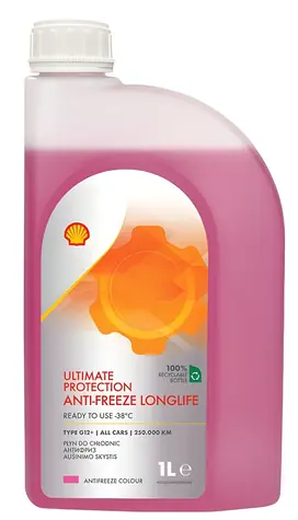 Shell Antifreeze Longlife Ultimate / Chladicí kapalina / 1 l