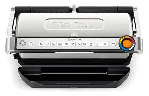 Tefal GC728D10 OptiGrill+ XL černá / Elektrický gril / 2000 W / pro 8 osob / displej