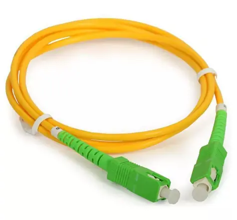MicroConnect SC/APC-SC/APC 15m žlutá / Optický kabel / OS2 / Singlemode / Simplex