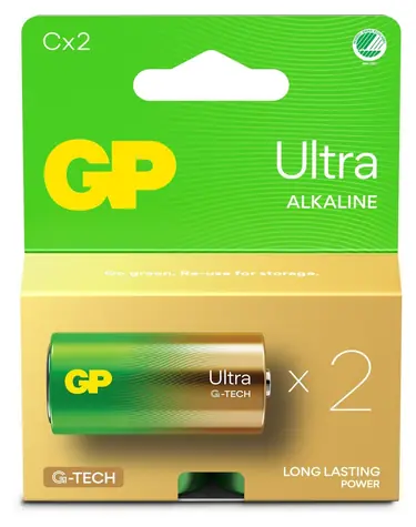 GP Ultra Alkaline C (LR14) / Alkalická baterie / 1,5 V