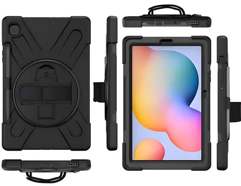 eSTUFF Galaxy Tab S6 Lite Cover černá / Pouzdro / Samsung Galaxy Tab S6 Lite / polykarbonát