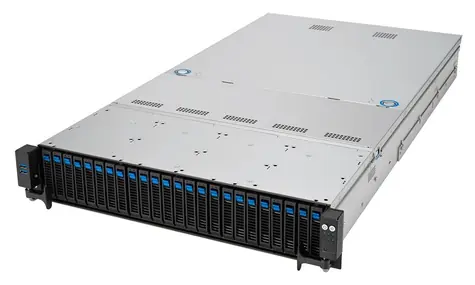 ASUS RS521A-E12-RS24U černá / Server / AMD EPYC 9004 / 1x SP5 / 24x DDR5 / 26x 2.5" SAS & SATA / 2000W / 2U