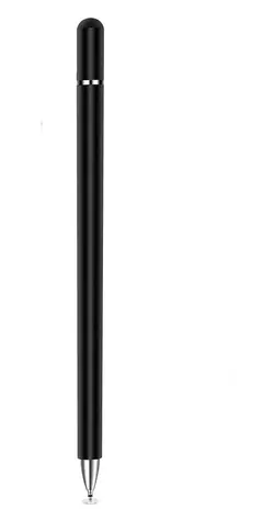 eSTUFF Univerzální pasivní stylus černá / Stylus / Univerzální kompatibilita / Hliník / Kulatý tvar