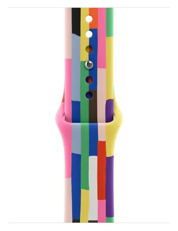 Apple Watch 46mm Pride Edition Sport Band S/M / Sportovní řemínek pro Apple Watch / Fluoroelastomer / 44–49 mm