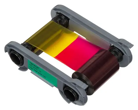 Evolis YMCKO-K / Barvící páska / pro tiskárny plastových karet / 200 karet
