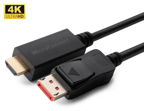 MicroConnect DisplayPort 1.4 - HDMI 4K černá / Propojovací kabel / 2 m / 60 Hz