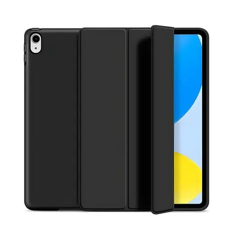 eSTUFF Pouzdro iPad 11" (11. gen)/iPad 10.9" (10. gen) černá / Pouzdro na tablet / PU kůže