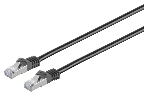 MicroConnect CAT7 S/FTP 1,5m černá / Patch kabel / RJ-45
