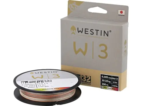 Westin W3 Oceanic Swirl 8-Braid Marine Mix / Šňůra / 300m / 0,33mm / 23,2kg