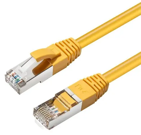 MicroConnect CAT6 S/FTP 0,5 m žlutá / Síťový kabel / RJ-45 / LSZH