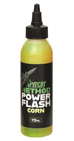 Sensas Gel Power Flash Yellow Corn / Booster / kukuřice / 115 ml