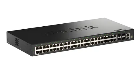 D-Link DGS-1530-52 / Switch / 48× Gbit / 4× SFP+ / Smart Managed / L2+ / Rack