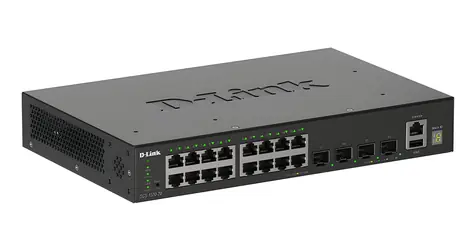 D-Link DGS-1530-20 / Switch / 16× 1G / 4× 10G SFP+ / L2+ Smart Managed
