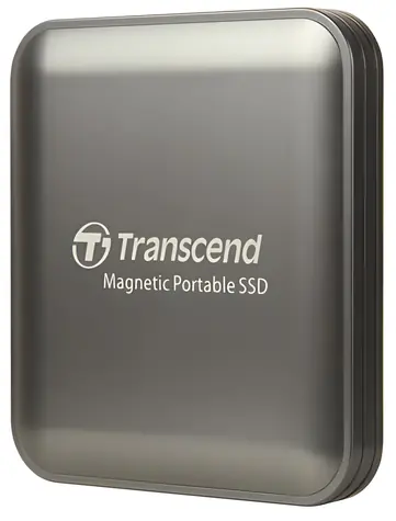 Transcend ESD420C 2TB šedá / Externí odolný SSD disk / USB 20Gbps Type-C / 2000 MB/s čtení / 2000 MB/s zápis / MagSafe