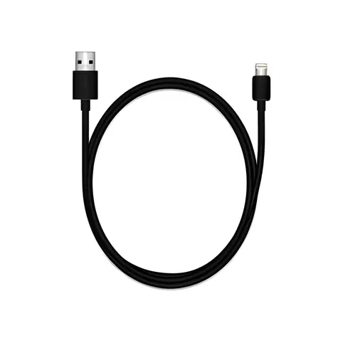 MediaRange USB-A - Lightning černá / Datový kabel / 1 m / MFi / USB 2.0