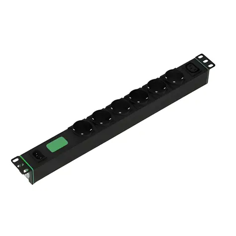 APC Easy PDU Basic černá / 6x Schuko / 1x C13 / 1U / 10A / 230V