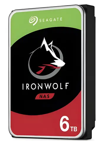 Seagate IronWolf ST6000VN006 6TB / HDD / 3.5" / SATA III / 5400 rpm / 256MB cache / NAS / CMR