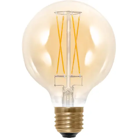 SEGULA LED Globe 95 5W(31W) zlatá / E27 / 340lm / 1900K / stmívatelné