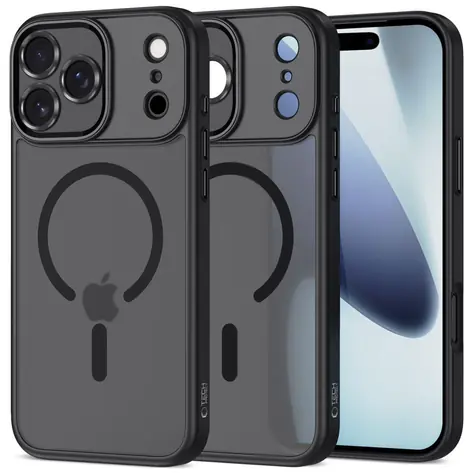 Tech-Protect MagCam matná černá / Kryt pro Apple iPhone 17 Pro Max / MagSafe / TPU+PC
