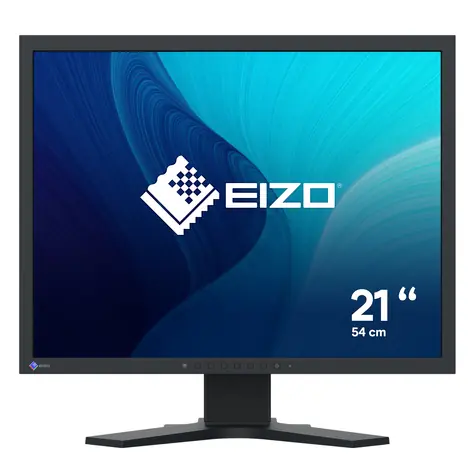 21.3" EIZO S2134-BK černá / Monitor / IPS / 1600x1200 / 4:3 / 500 cd/m2 / DVI / DP / USB hub
