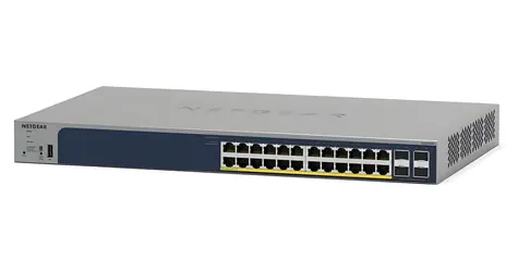 Netgear GS728TPP-300EUS / Smart switch / 24x GbE PoE+ / 4x SFP / 380 W / L2/L3/L4