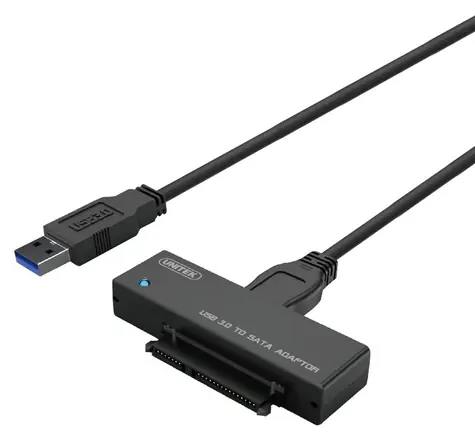 Unitek Y-1039 / Adaptér USB 3.0 na SATA / 5 Gbit/s / s napáječem