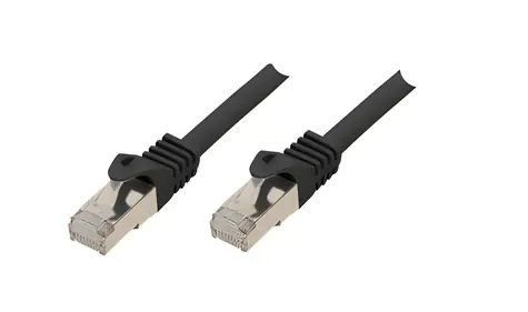 Shiverpeaks CAT7 S/FTP 50m černá / Patch kabel / LSZH / 600 MHz / RJ45