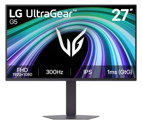 27" LG UltraGear 27G550B-B černá / Monitor / IPS / FHD / 300Hz / 1ms