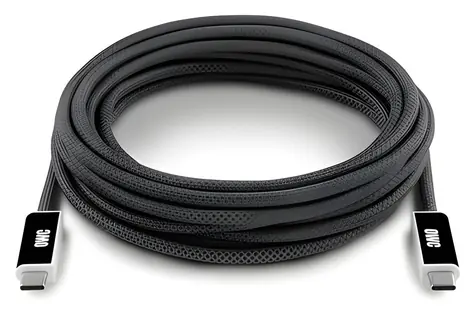 OWC Thunderbolt 4 (4,5 m) černá / Kabel / USB4 / optický aktivní / 40 Gb/s / USB-C