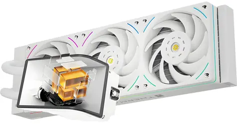 Thermalright Wonder Vision 360 UB ARGB bílá / Vodní chlazení procesoru / 360 mm / Intel LGA1700/1851 / AMD AM4/AM5