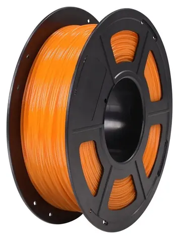 Anycubic TPU průhledná oranžová / Tisková struna / 95A / 1 kg