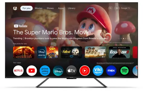 65" SHARP 65GR8265E černá / 3840 x 2160 / QLED / 144Hz / Google TV / Dolby Vision IQ / Dolby Atmos