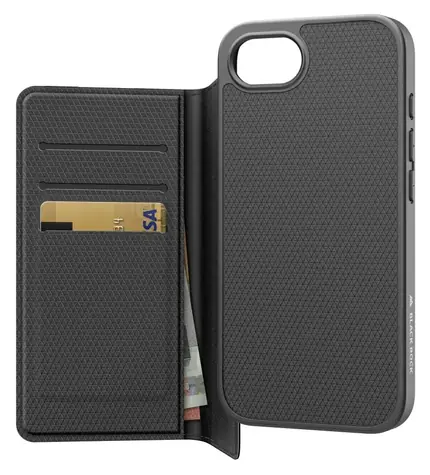 Black Rock 2-in-1 Wallet černá / Otevírací pouzdro / Apple iPhone 16e