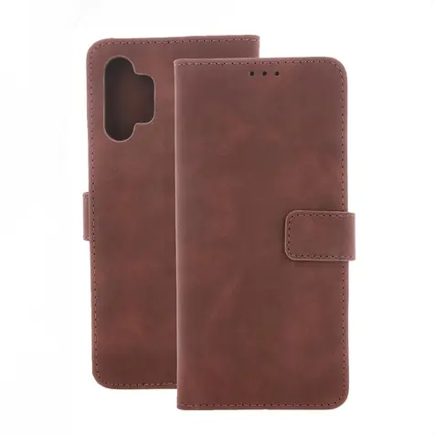 CPA Smart Velvet pro Samsung Galaxy A36 5G hnědá / Flipové pouzdro / ekokůže / magnetické zapínání / kapsa na karty