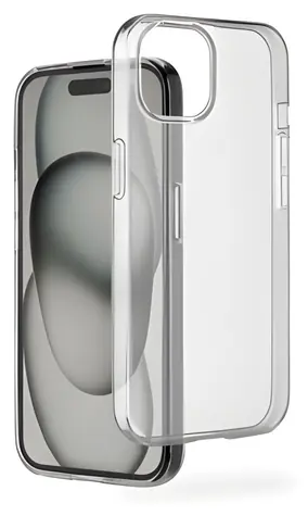 Hama Always Clear pro Apple iPhone 15 čirá / Kryt / TPU / nežloutne