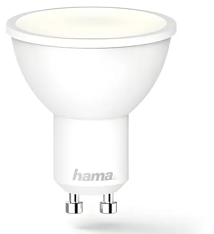 Hama SMART WiFi LED GU10 5,5 W / Chytrá žárovka / WiFi / stmívatelná / nastavitelná barevná teplota