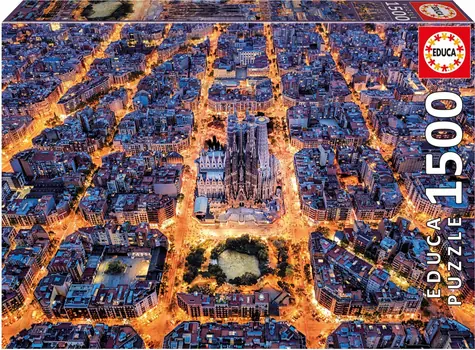 EDUCA Puzzle Barcelona / 1500 dílků