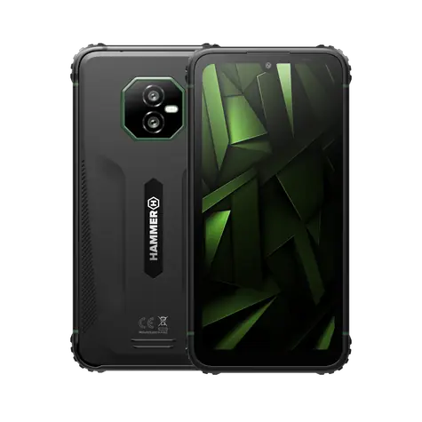 myPhone Hammer Ranger 6+128GB zelená / 6.1" IPS / 128GB / Android 15 / IP69 / MIL-STD-810H