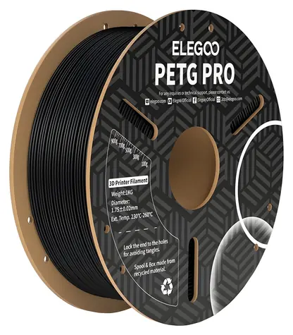 Elegoo PETG Pro černá / struna pro 3D tiskárnu / PETG / 1.75mm / 1kg