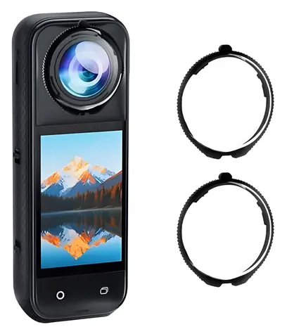 Puluz PU749T průhledná / Krytka objektivu / Insta360 X5 / 9H sklo / AR povlak