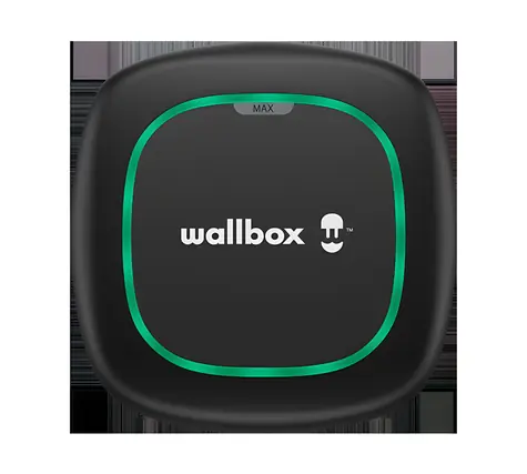 Wallbox Pulsar Max + kabel 7 m černá / Nabíječka elektrického automobilu / Type 2 / 22 kW / OCPP / DC proudový chránič