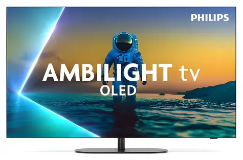 55" Philips 55OLED820/12 černá / Televizor / OLED / 4K UHD / Google TV / Ambilight / 70W repro