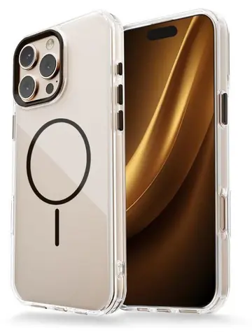 CPA Clear Thin Mag černá / Kryt / Apple iPhone 17 Air 6,6" / MagSafe / PC+TPU