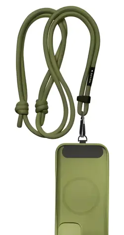 Black Rock Universal Lanyard olivově zelená / Šňůrka na telefon