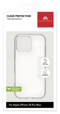 Black Rock Clear Protective Case čirá / Kryt / Apple iPhone 16 Pro Max