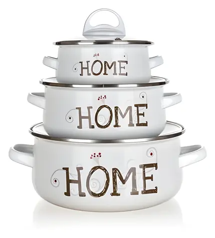 BANQUET Home Collection / Sada nádobí / smaltovaná / 6 ks