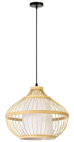 IMMAX BOHO PINCHOS / Závěsné svítidlo / D40 cm / E27 / bambusové dřevo