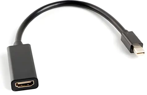 Lanberg AD-0005-BK černá / Adaptér / Mini DisplayPort na HDMI / 1920×1200 / 60 Hz