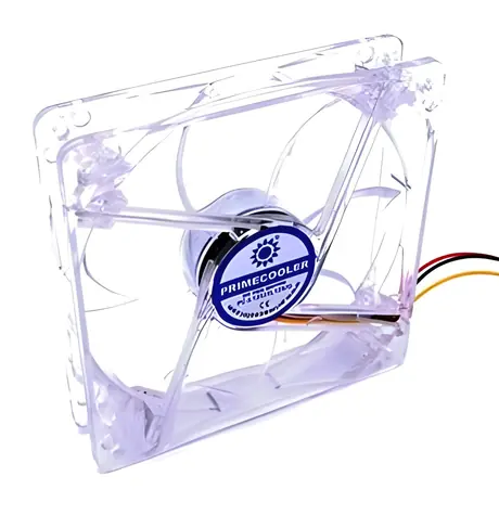 Primecooler PC-L12025L12S zelená / Ventilátor do PC / 120 mm / 3pin / 1600 rpm / LED